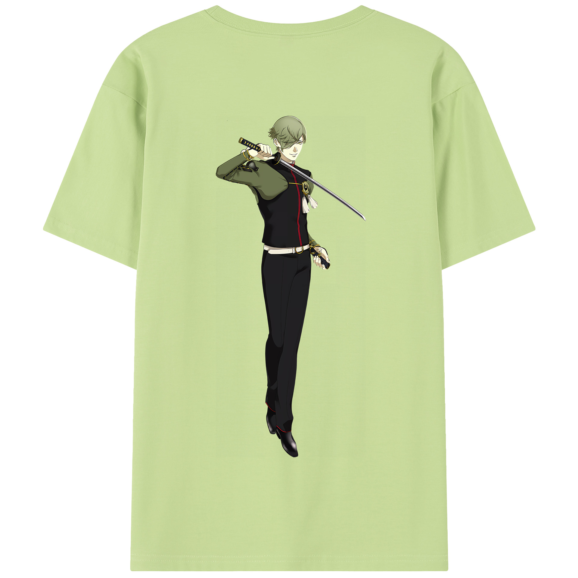 （画像用） 刀剣乱舞 Touken Ranbu 綿100％半袖Tシャツ（背面プリント）